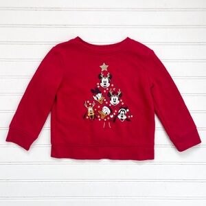 DISNEY VGUC Mickey Mouse & Friends Christmas Crewneck Sweatshirt